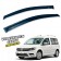 Дефлектори вікон Volkswagen Caddy 3,4 2004-2020  накладні (DEFL) Q2